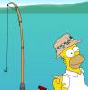 Simpson fishing  (Simpsonai žvejoja)