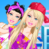 Skateboarding Barbie Dress Up  (Barbė riedlentininkė)