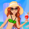 At the pool  (Prie baseino)