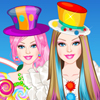 Barbie Clown Princess Dress Up  (Barbė Klounų Princesė)