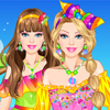 Barbie Lollipop Princess Dress Up  (Barbė Sladainių Princesė)