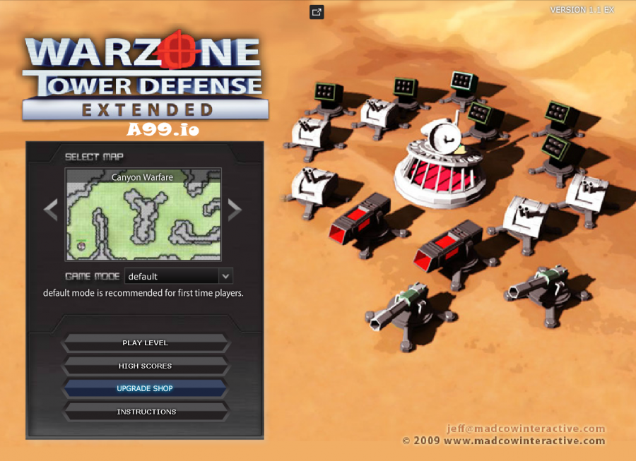 Warzone tower defense  (Karo zona)